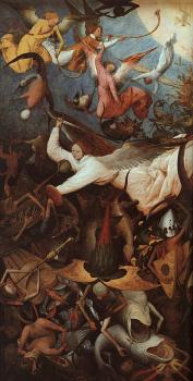 Pieter The Elder Bruegel : The Fall of the Rebel Angels, detail